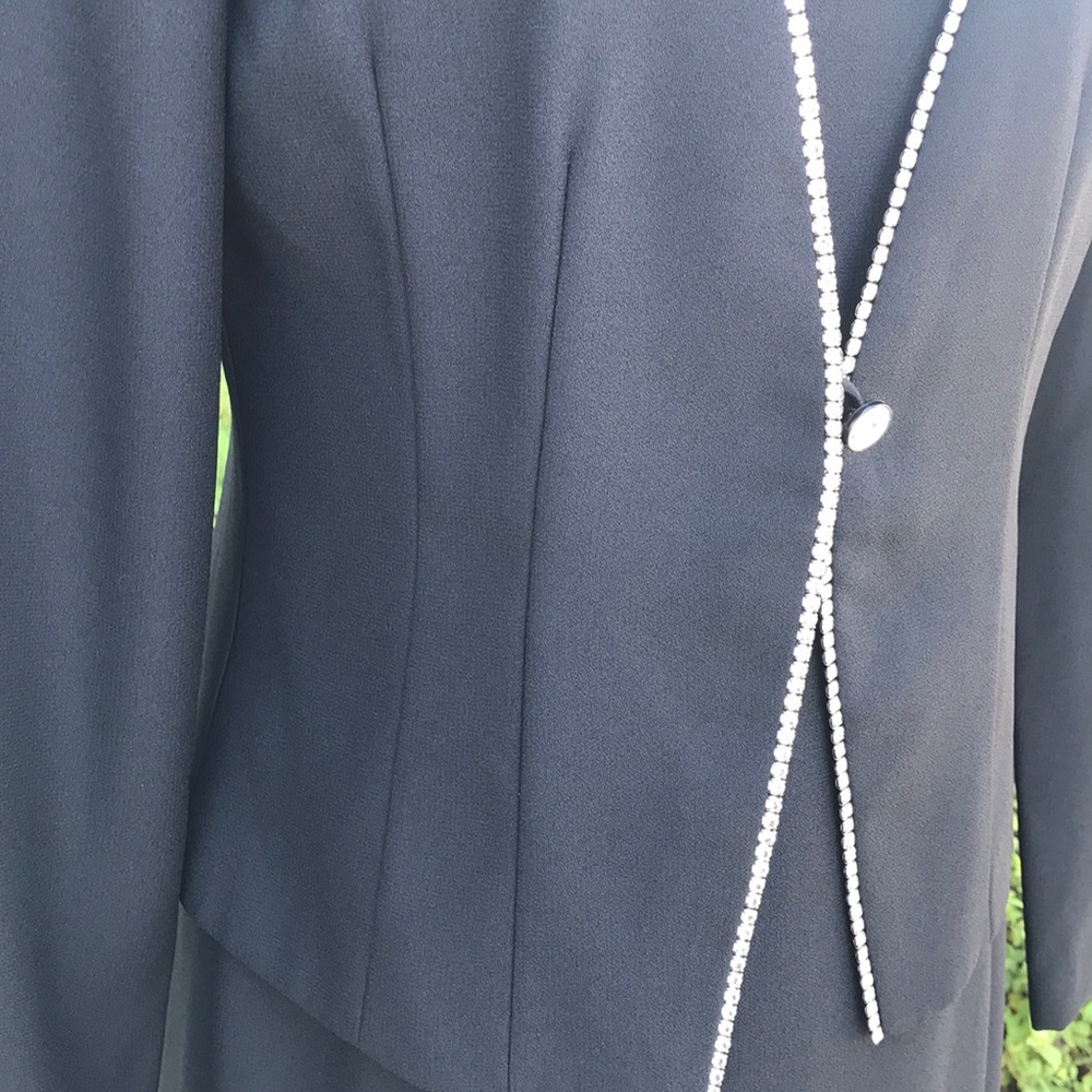 Size 6 Ever Beauty Vintage Black Dress & Jacket - Picture 3 of 8